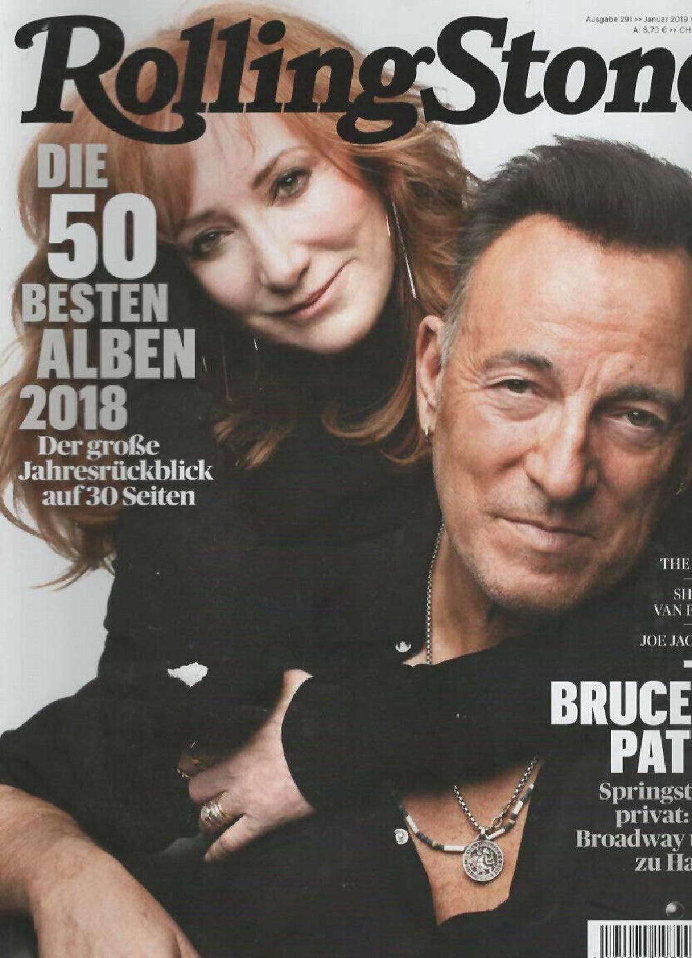 Rolling Stone Magazin Deutschland 2019-01 Bruce Springsteen Patti Smith The Cure Michael Jackson #291