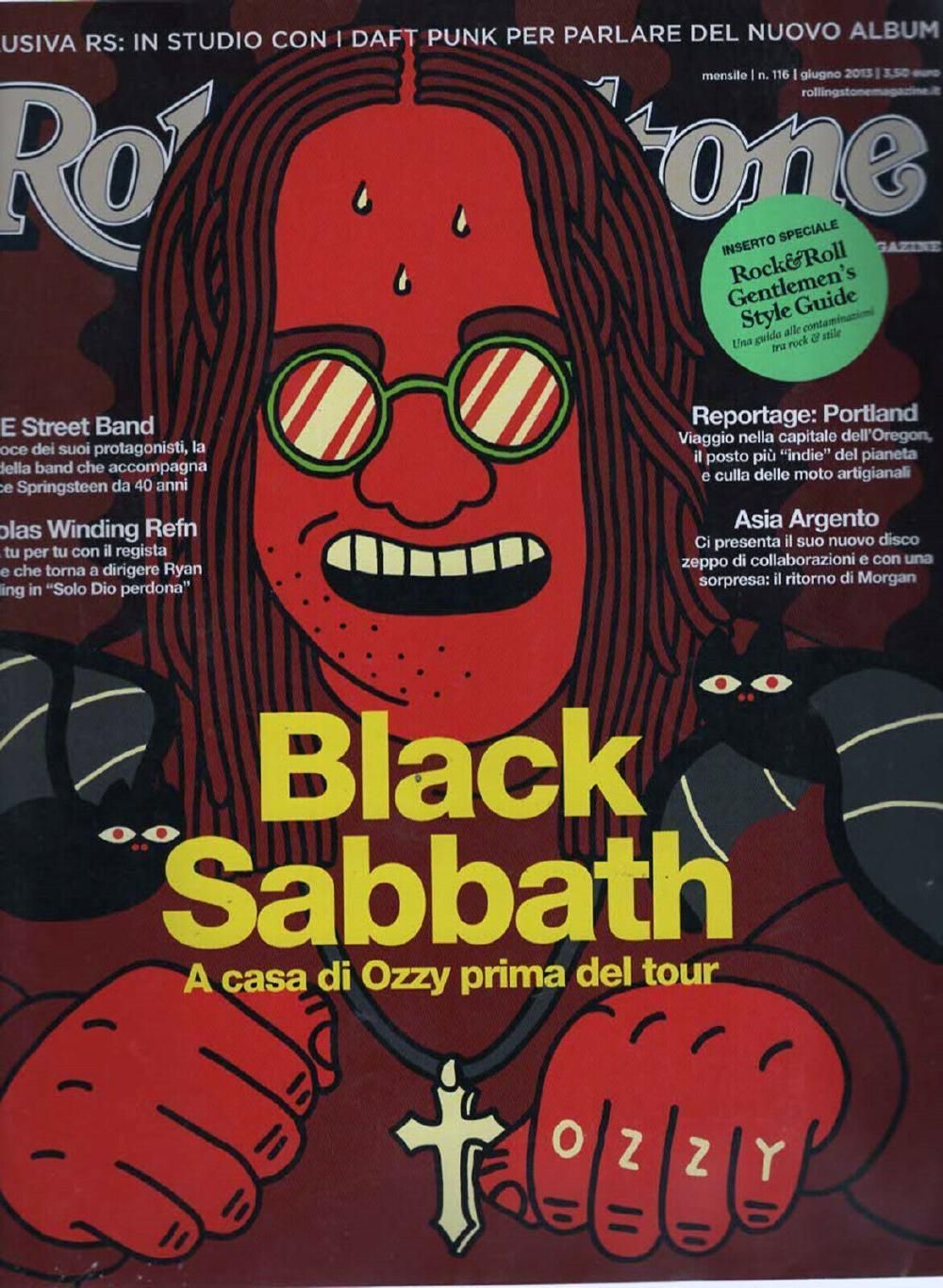 Rolling Stone Magazin Italien 2013 #116 Black Sabbath E-Street Band Daft Punk