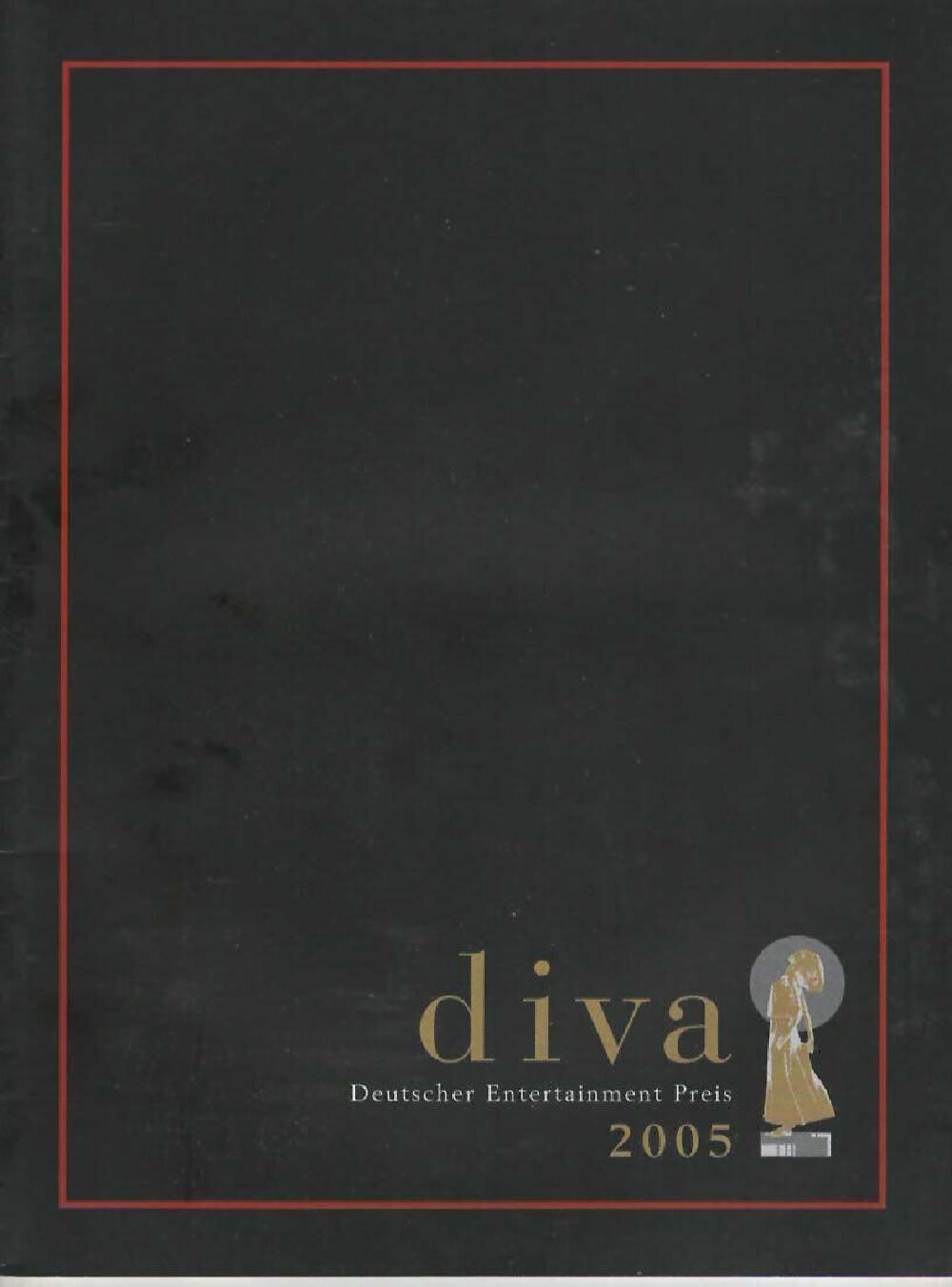 Diva Preis Tijdschrift Duitsland 2005 Anastacia Daryl Hannah John Malkovich Originele uitgave
