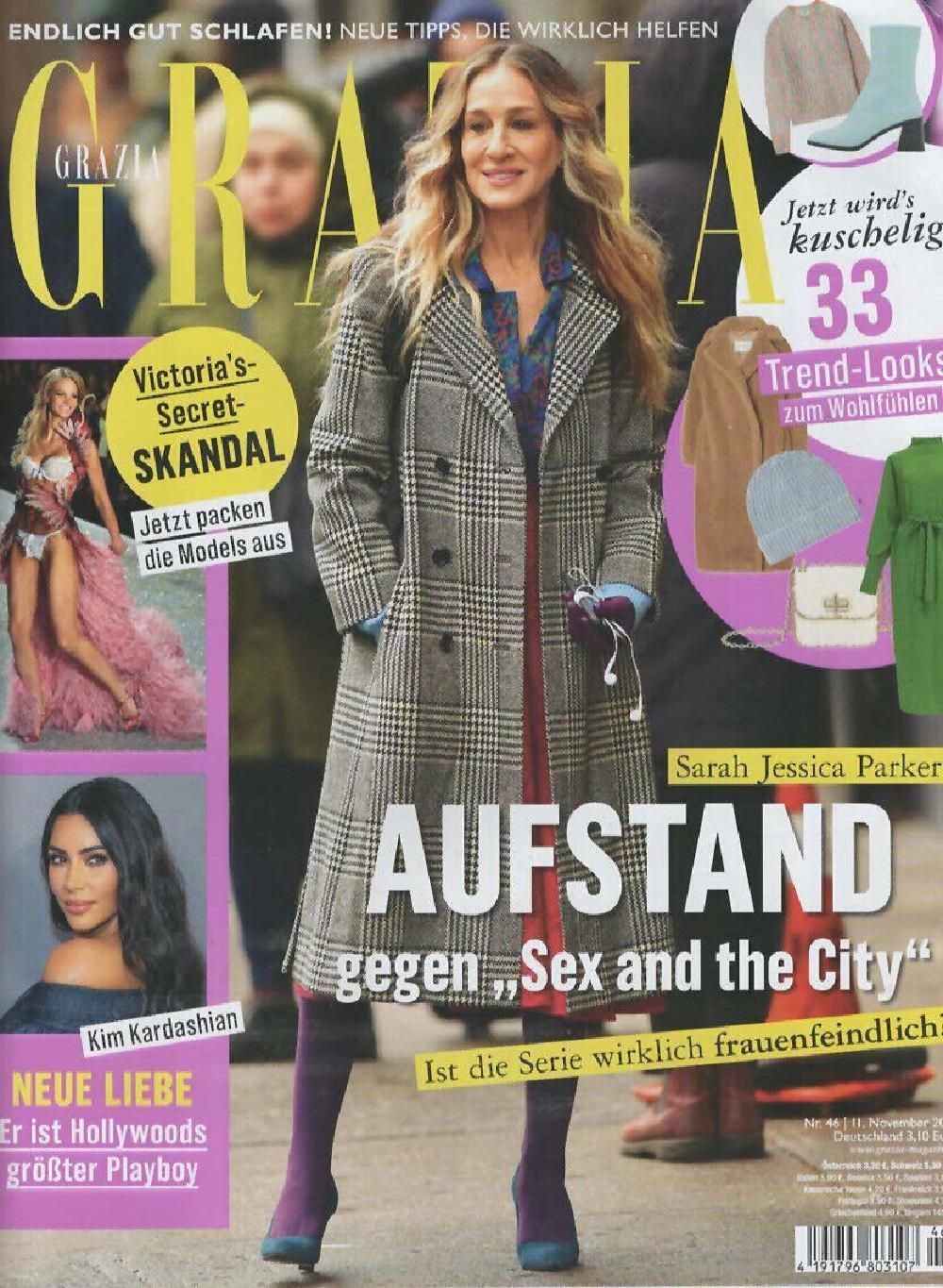 Grazia Magazin Deutschland 2021-46 Sarah Jessica Parker Kim Kardashian
