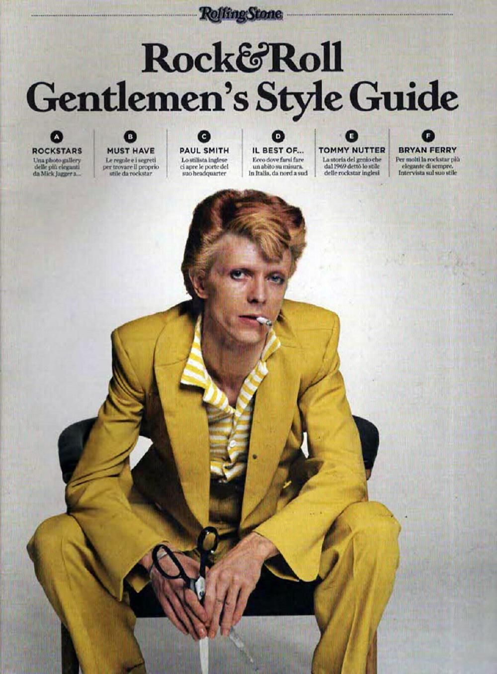 Rolling Stone Guide Italie 2013 David Bowie Édition originale