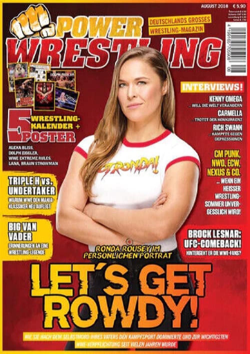 Power Wrestling Magazin Deutschland 2018-08 Ronda Rousey