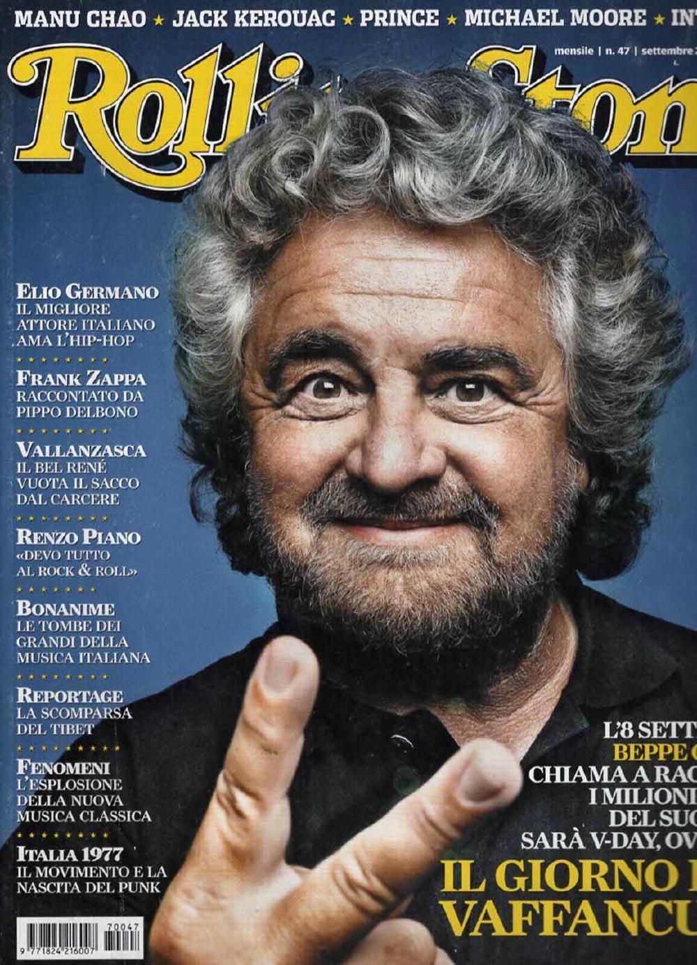 Rolling Stone Magazin Italien 2007 #47 Beppe Grillo Prince