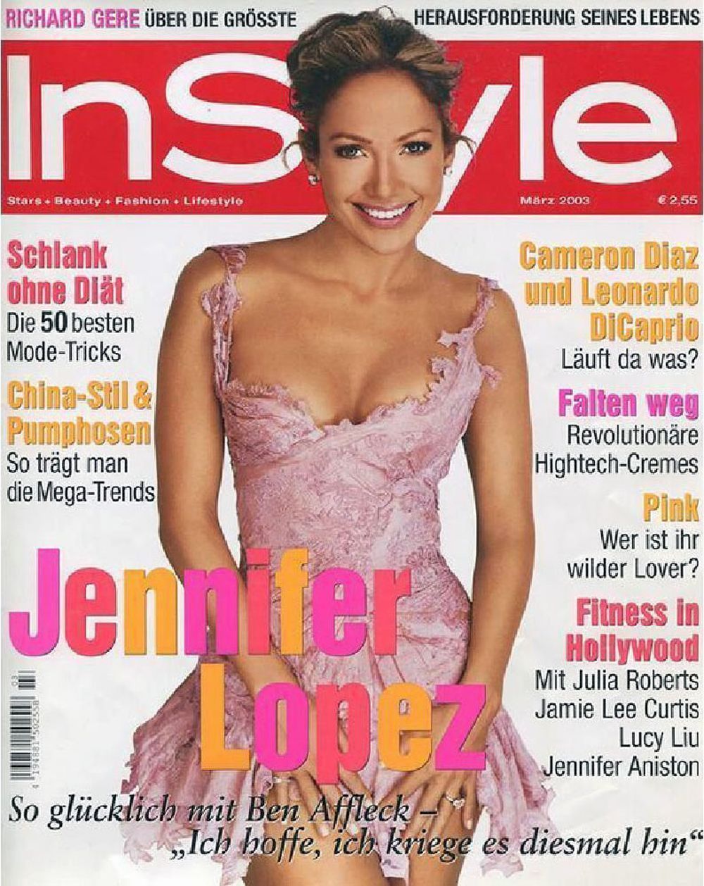 InStyle Magasin Tyskland 2003-03 Jennifer Lopez Originaludgave