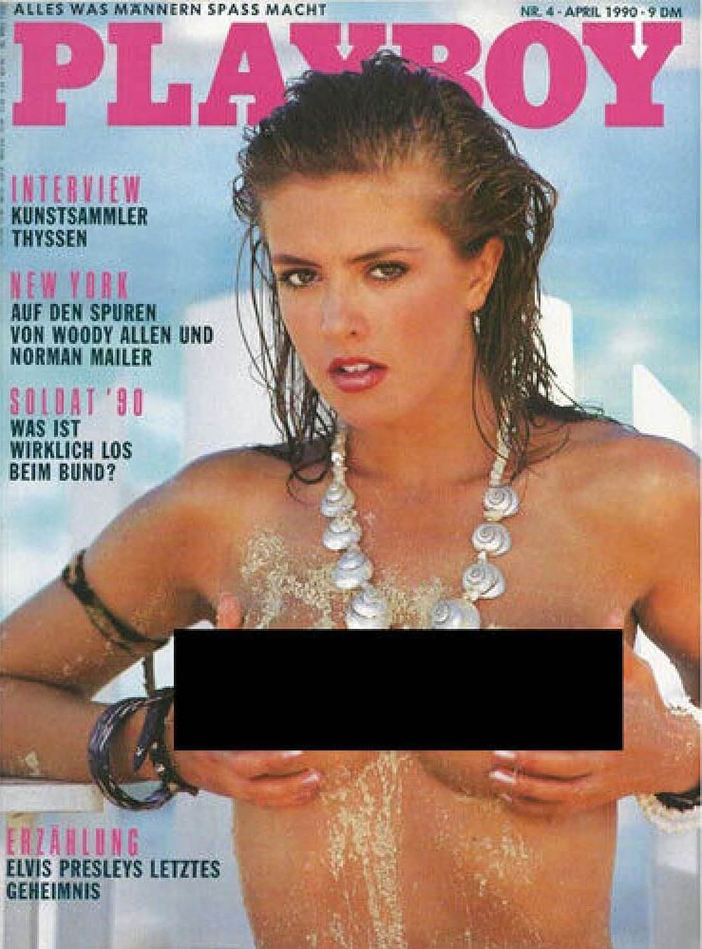 Playboy Magazin Deutschland 1990-04 Kirsten Imrie Elvis Presley