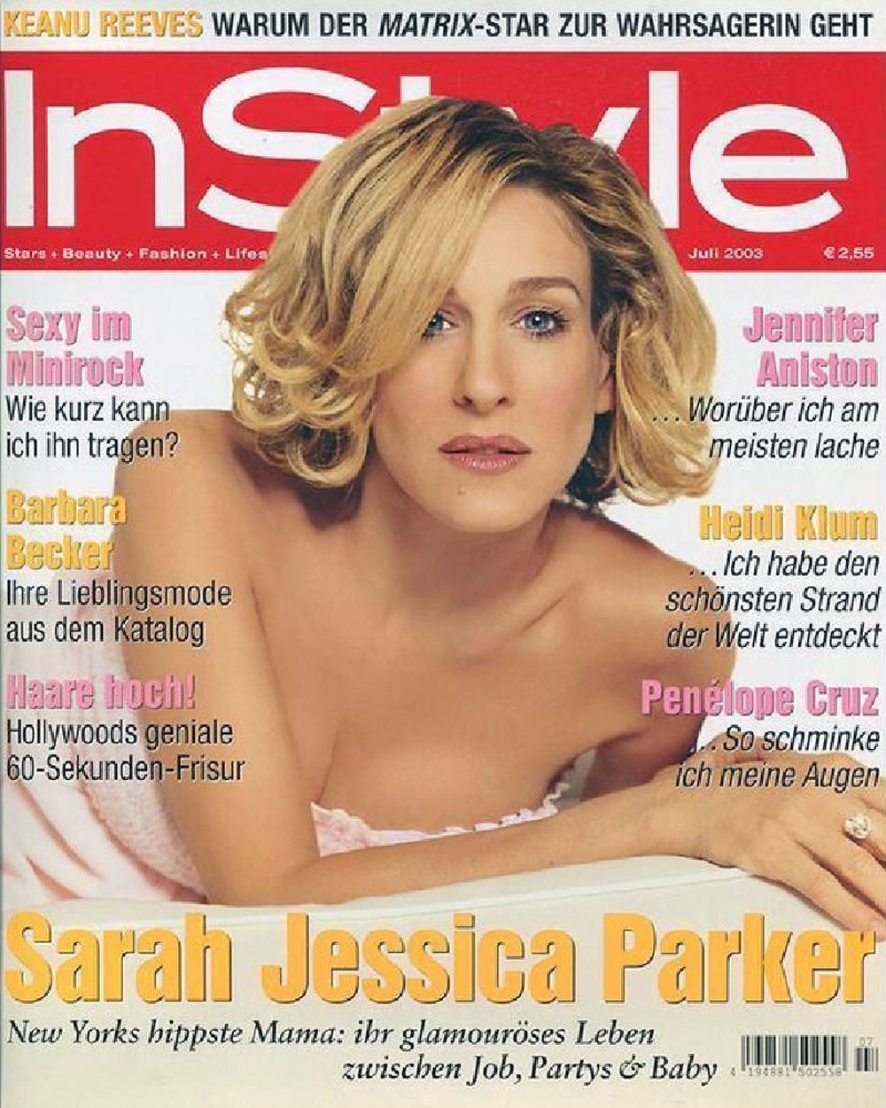 InStyle Magasin Tyskland 2003-07 Sarah Jessica Parker Originaludgave