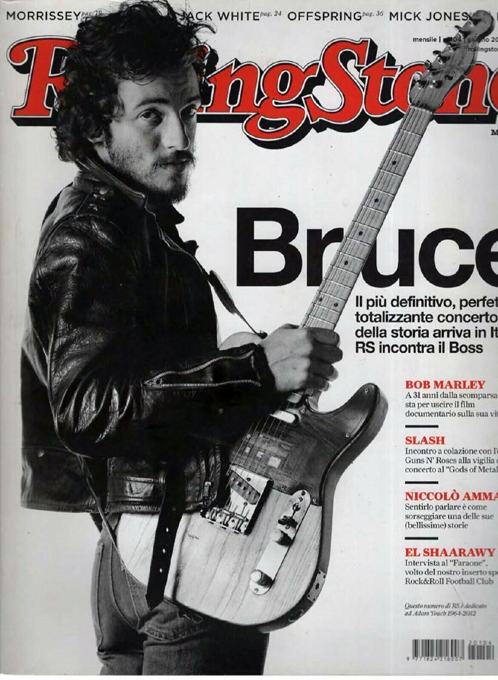 Rolling Stone Tijdschrift Italië 2012 #104 Bruce Springsteen Bob Marley Slash