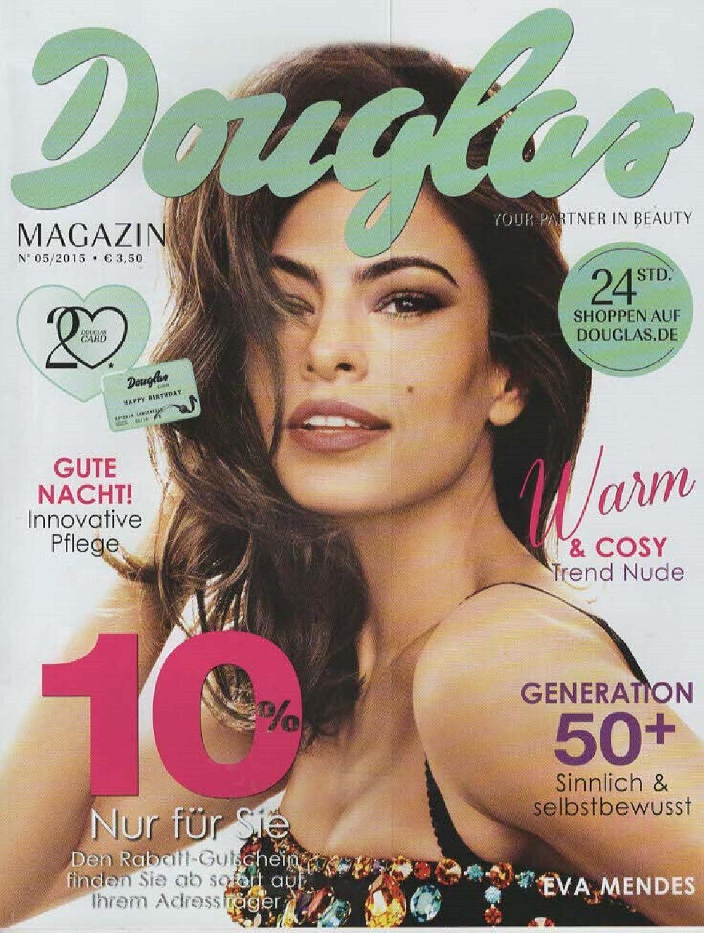 Douglas Magazin Deutschland 2015-05 Eva Mendes
