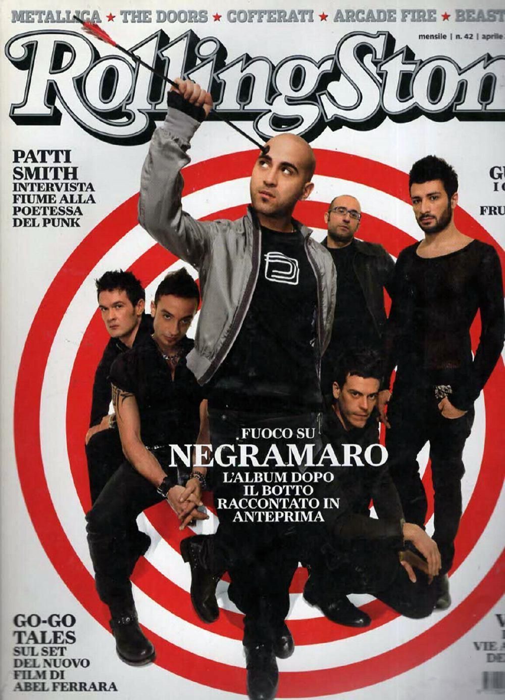 Rolling Stone Magazin Italien 2007 #42 Negramaro Metallica Doors Beastie Boys