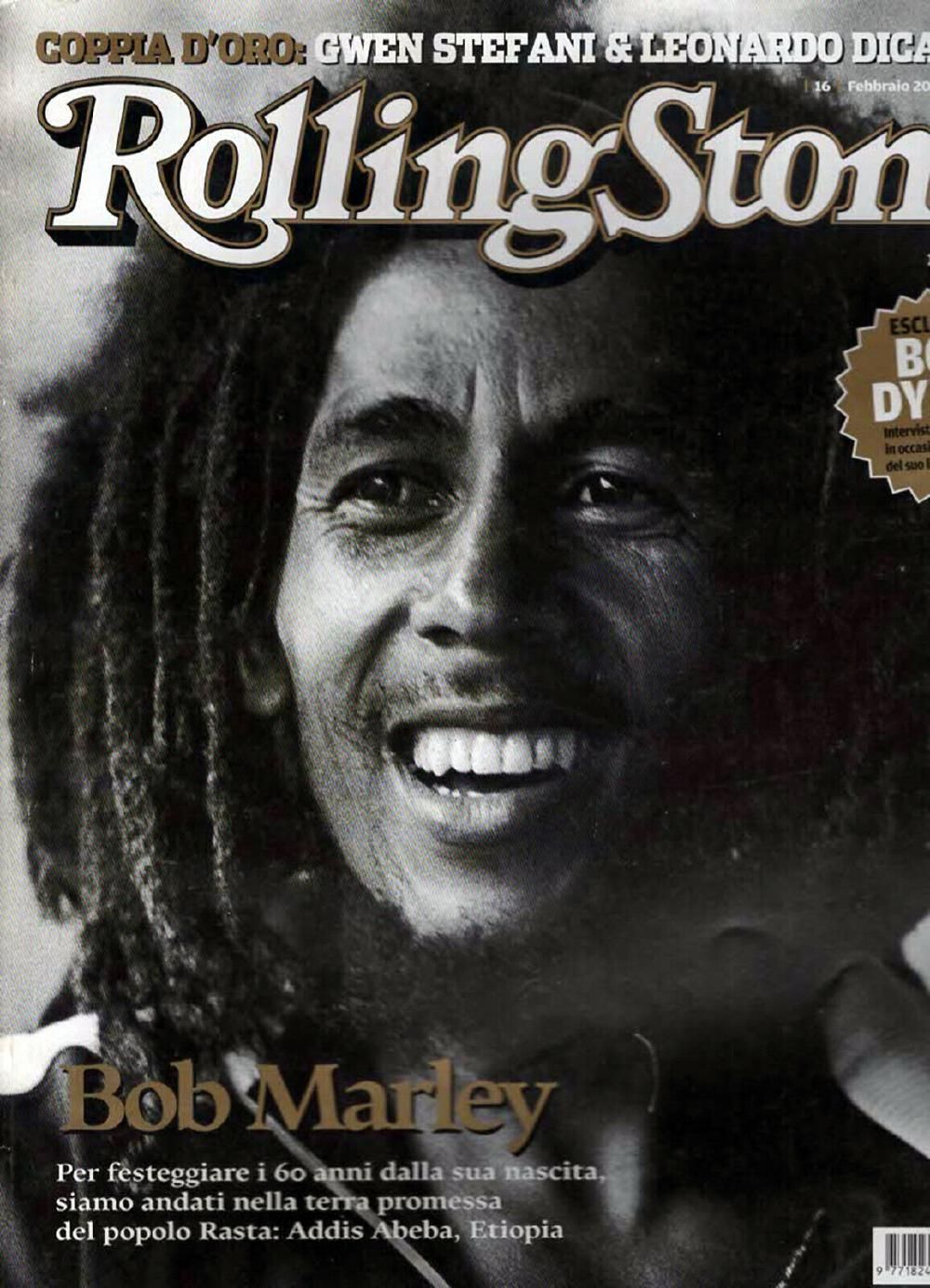 Rolling Stone Magazin Italien 2005 #16 Bob Marley Gwen Stefani DiCaprio