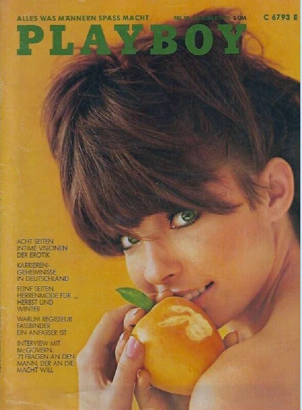 Playboy Magazin Deutschland 1972-10 Liv Lindeland