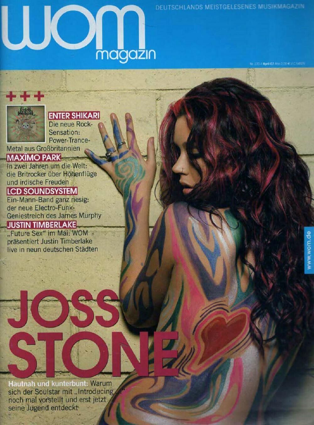 WOM Magazin Deutschland 2007 #270 Joss Stone Maximo Park Enter Shikari