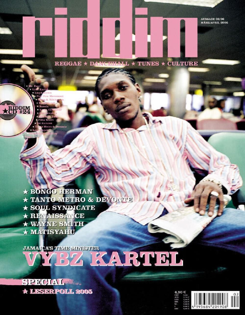Riddim Magazin Deutschland 2006 #24 Vybz Kartel