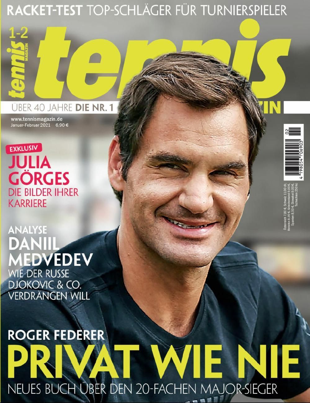 Tennis Magazin Deutschland 2021-01 Roger Federer