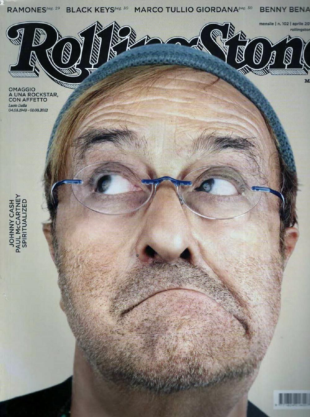 Rolling Stone Magazin Italien 2012 #102 Lucio Dalla Ramones Black Keys Cash