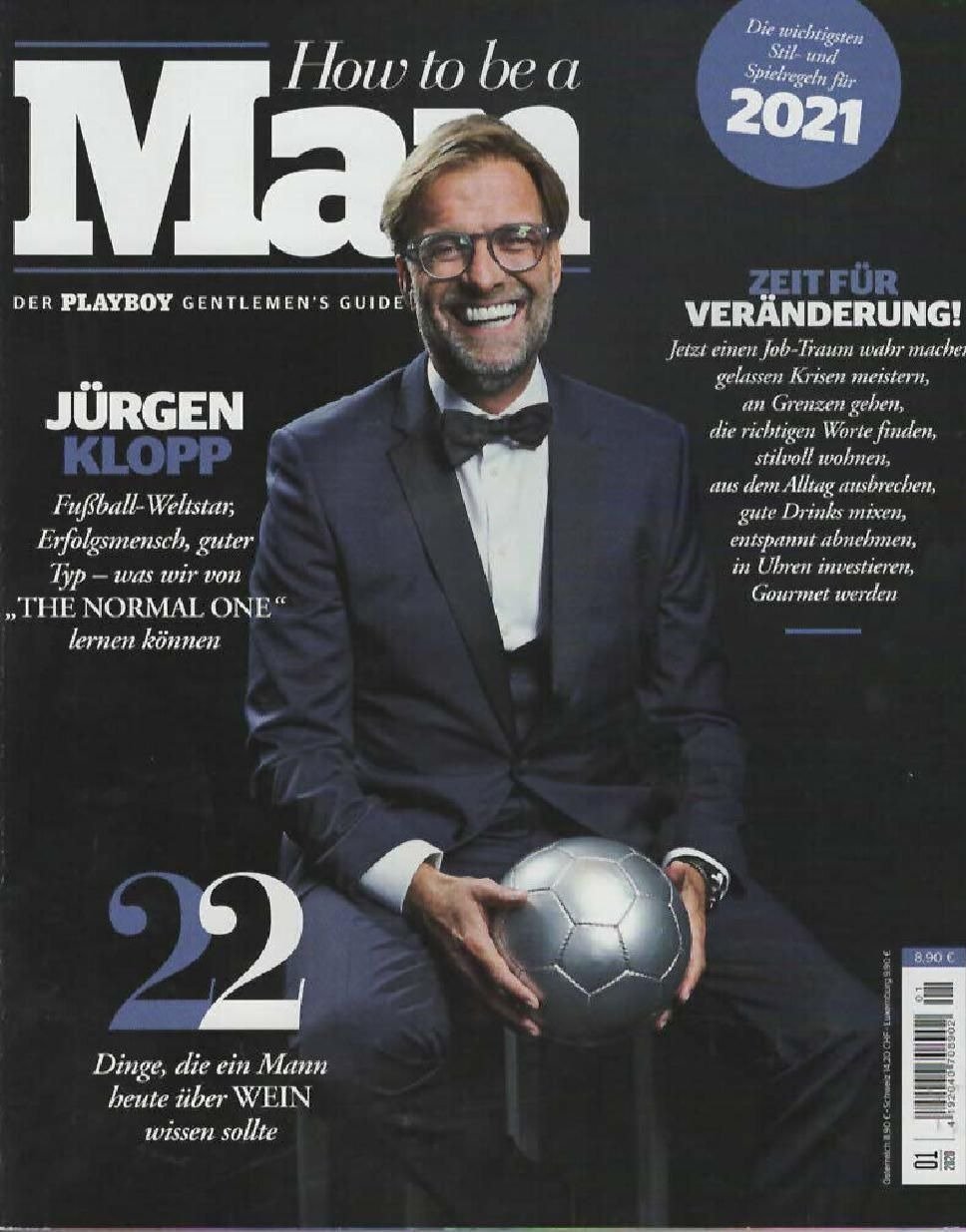 How To Be A Man Playboy Deutschland 2021 Jürgen Klopp