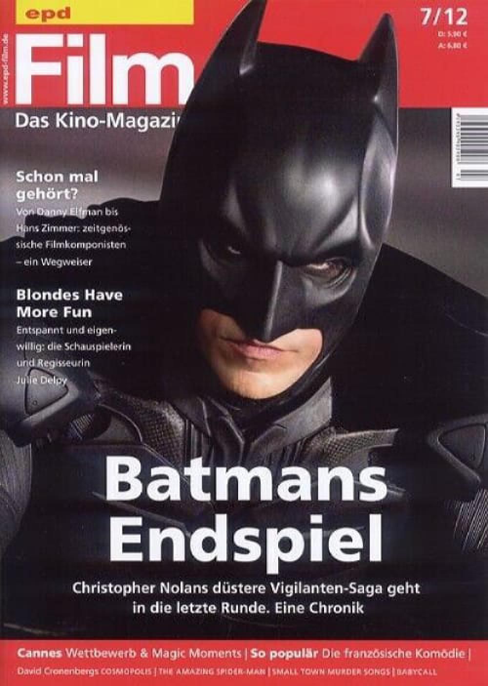 EPD Film Magazin Deutschland 2012-07 Christian Bale Batman