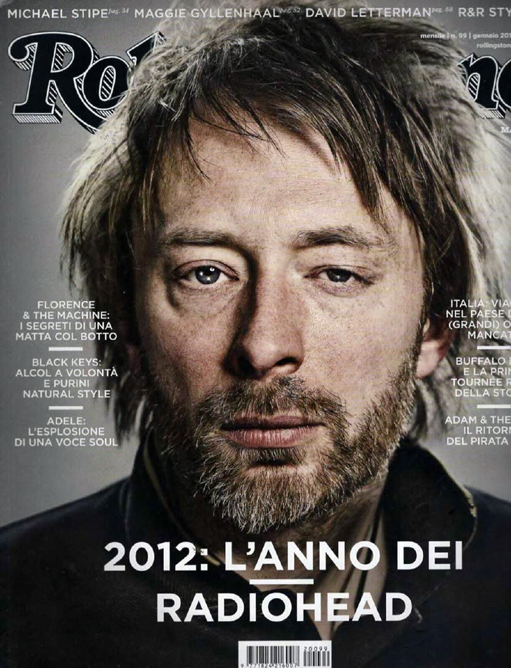 Rolling Stone Magazin Italien 2012 #99 Radiohead Michael Stipe Maggie Gyllenhaal