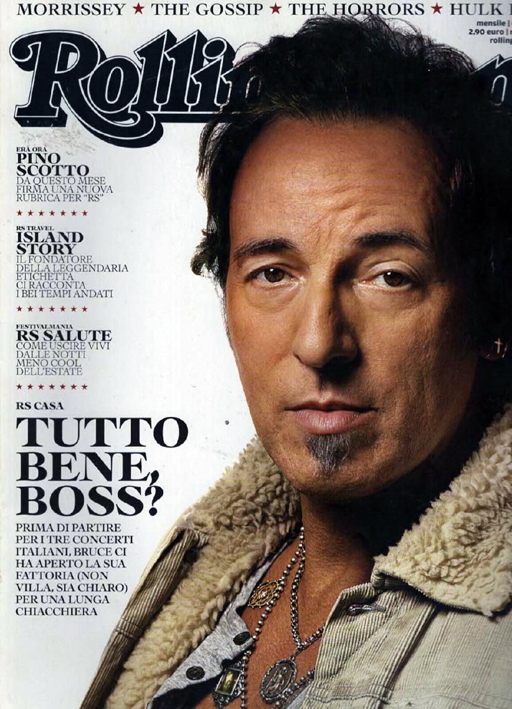 Rolling Stone Magazine Italy 2009 #69 Bruce Springsteen Original Print Issue