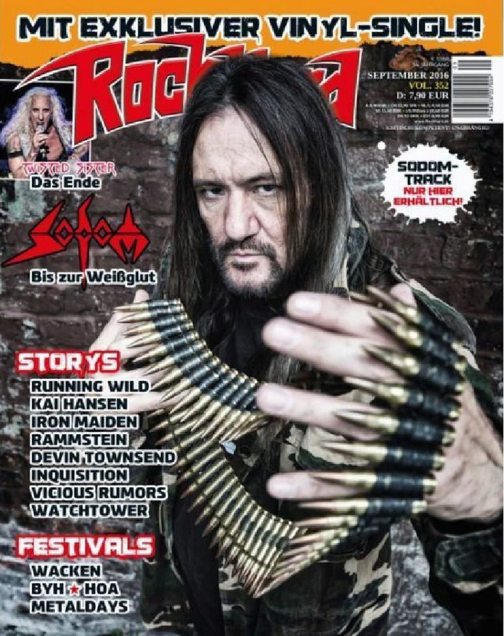 Rock Hard Magazin Deutschland 2016 #352 Sodom
