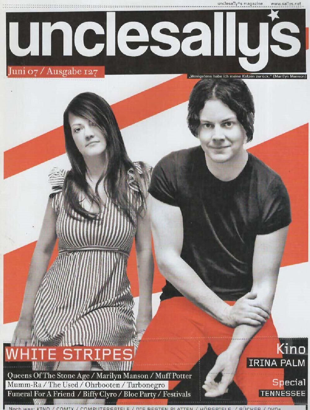 Unclesallys Magazin Deutschland 2007 #127 White Stripes