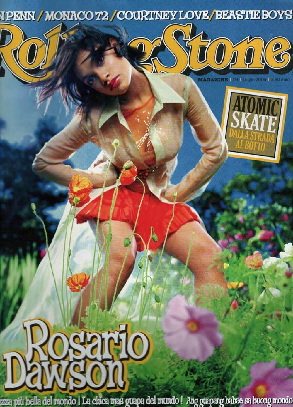 Rolling Stone Magazin Italien 2004 #9 Rosario Dawson Sean Penn Courtney Love