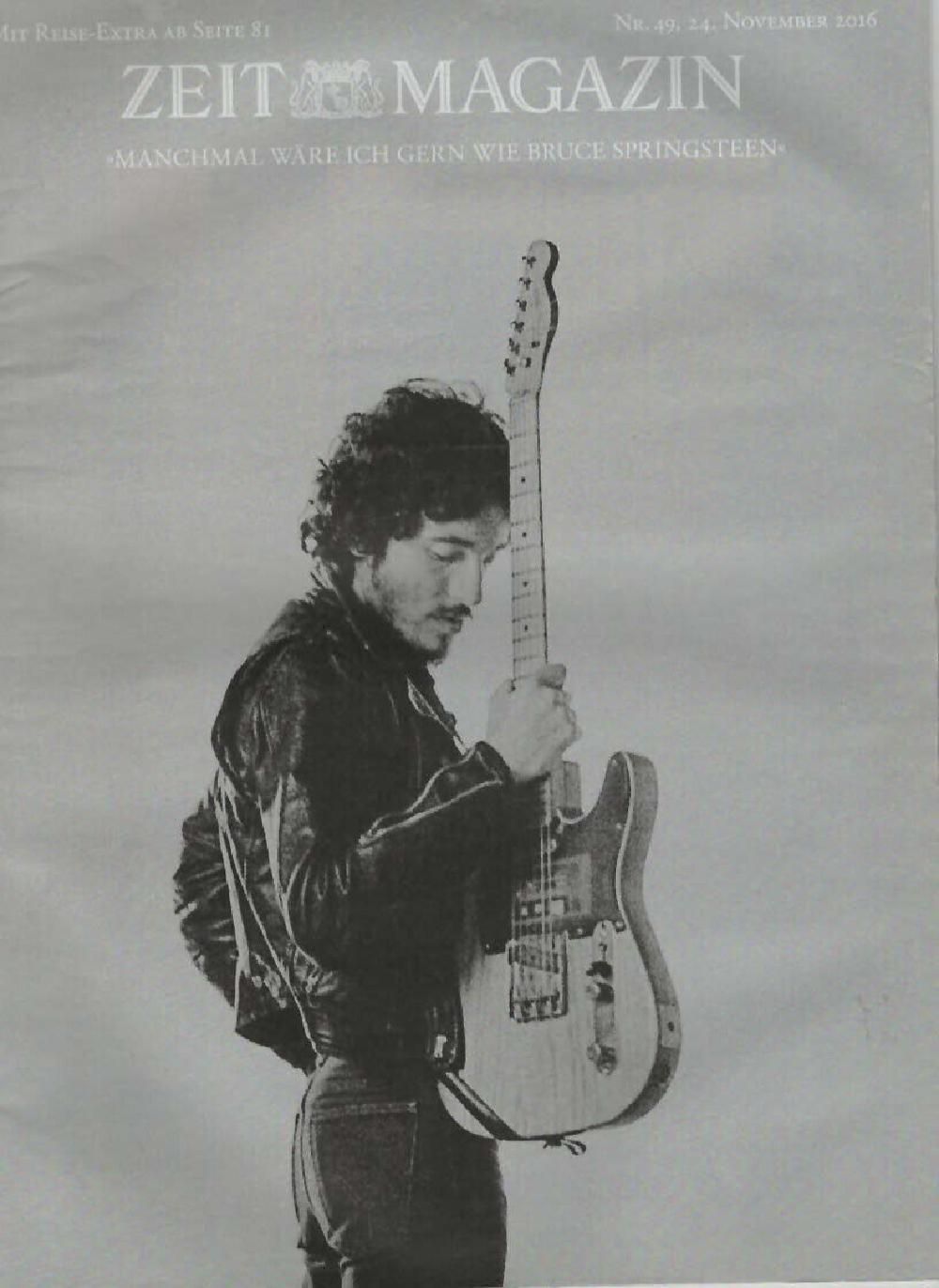 Zeit Magazin Deutschland 2016-49 Bruce Springsteen Interview