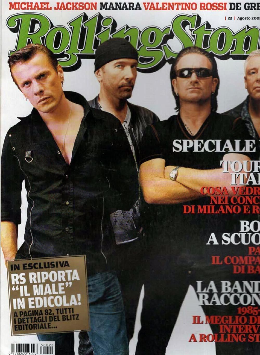 Rolling Stone Magazin Italien 2005 #22 U2 In Italy Michael Jackson Manara U2