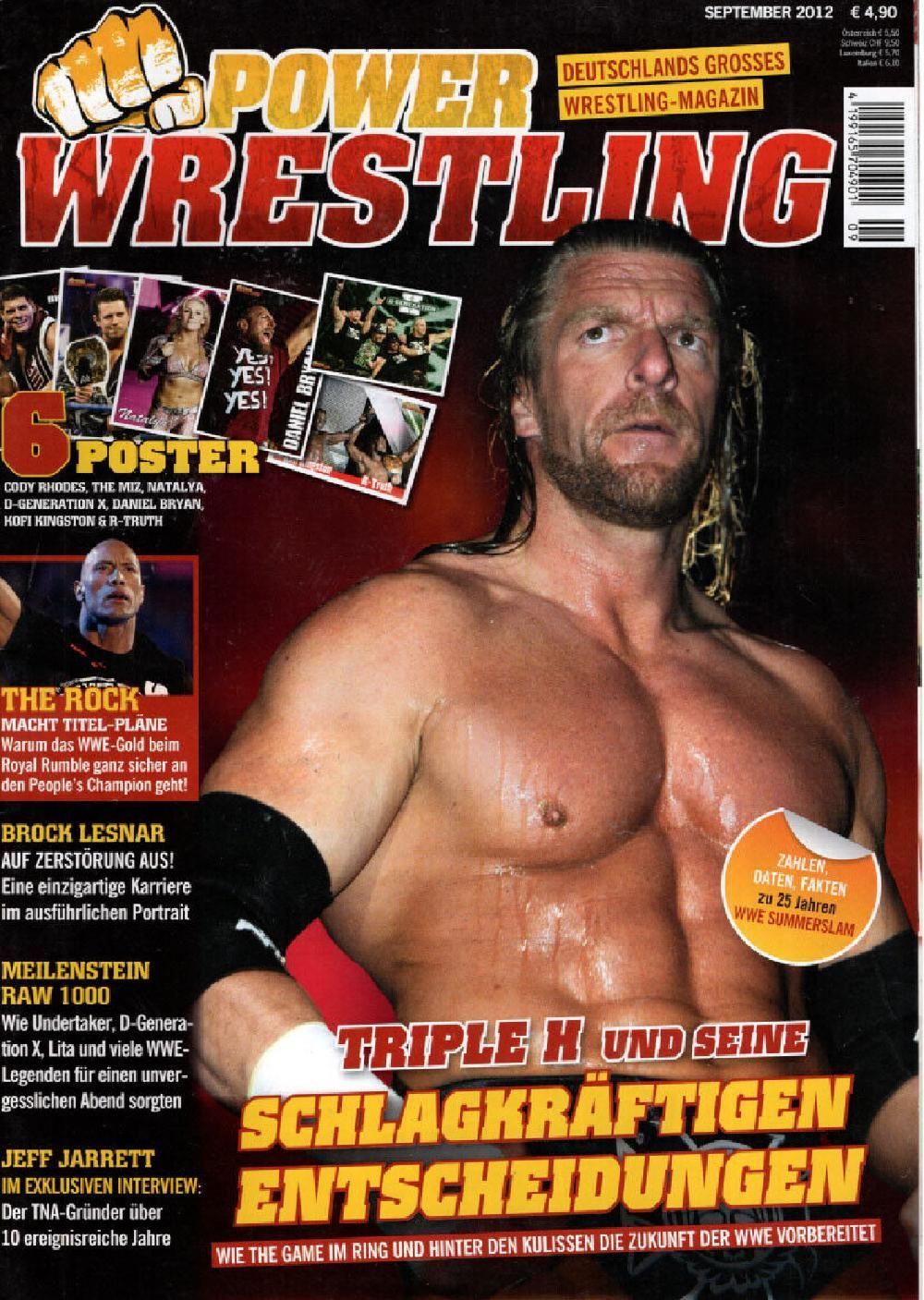 Power Wrestling Magazin Deutschland 2012-09 Triple H