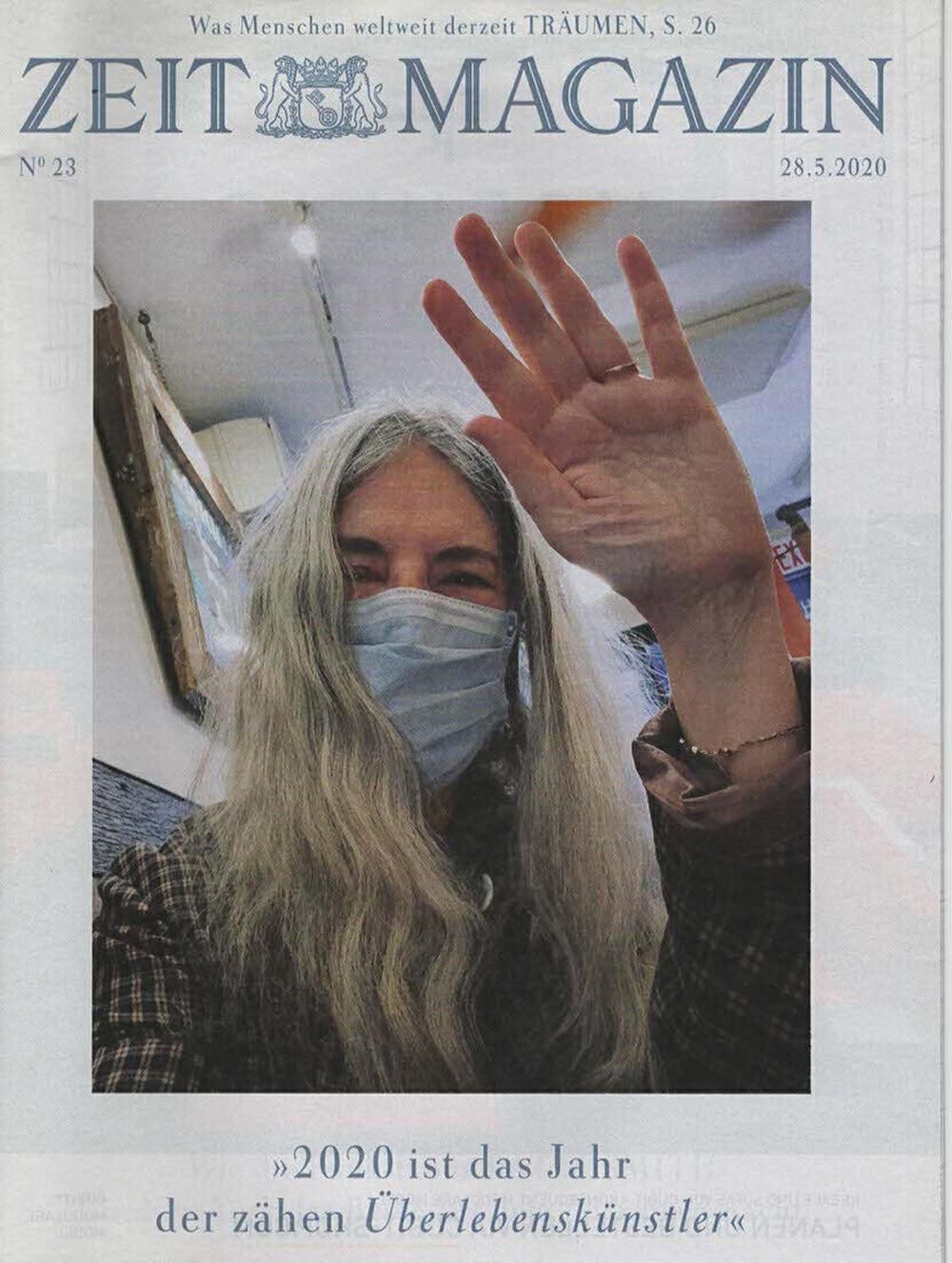Zeit Tijdschrift Duitsland 2020-23 Patti Smith Originele uitgave