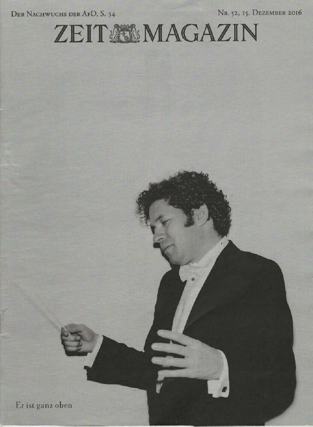 Zeit Magazin Deutschland 2016-52 Gustavo Dudamel