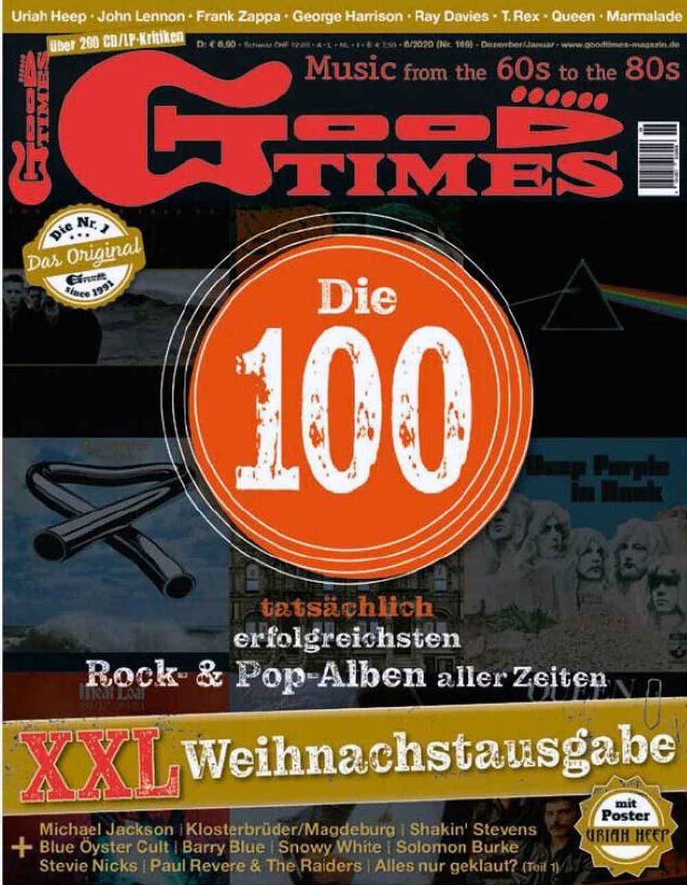 Good Times Magazin Deutschland 2020-06 Poster Uriah Heep