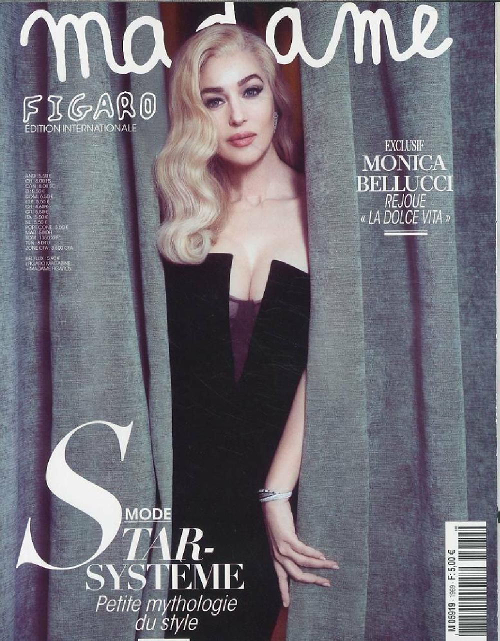 Madame Figaro Magasin Frankrike 2022 #1969 Monica Bellucci