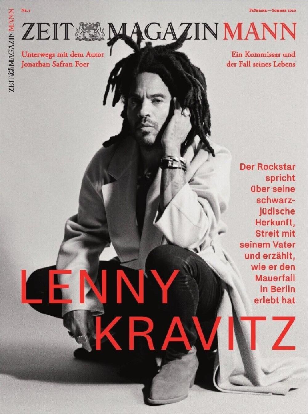 Zeit Magasin Mann Tyskland 2020 -1 Lenny Kravitz Originaludgave
