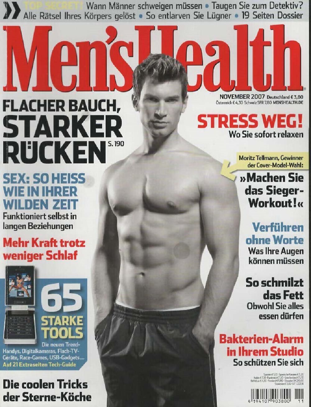 Mens Health Magazin Deutschland 2007-11 Moritz Tellmann