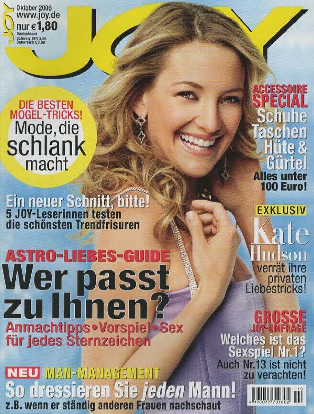 Joy Magazin Deutschland 2006-10 Kate Hudson