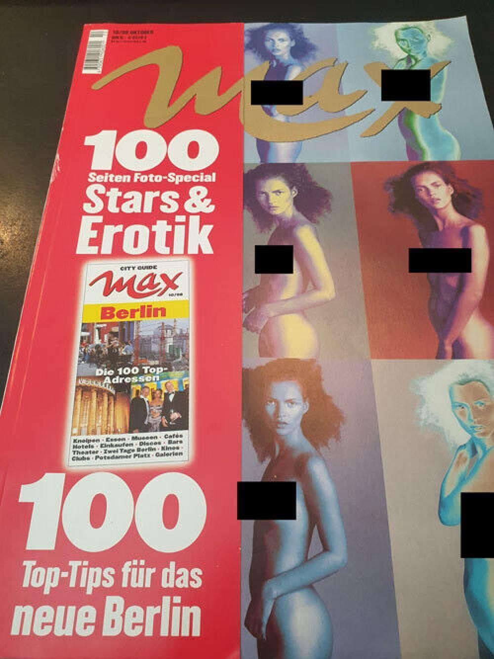 Max Magasin Tyskland 1998-10 Kate Moss Ellen von Unwerth