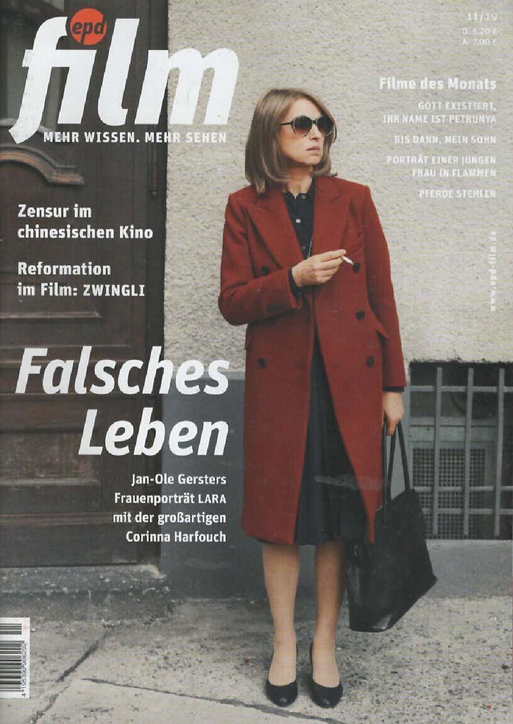 EPD Film Magazin Deutschland 2019-11 Corinna Harfouch
