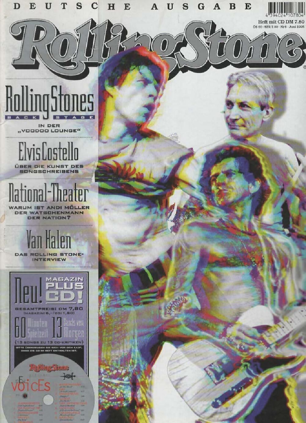 Rolling Stone Magazin Deutschland 1995-06 Rolling Stones