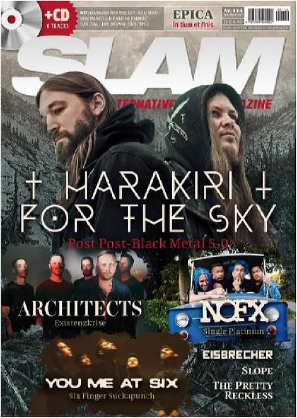 Slam Lehti Itävalta 2021 #114 Harakiri For The Sky Alkuperäinen painos