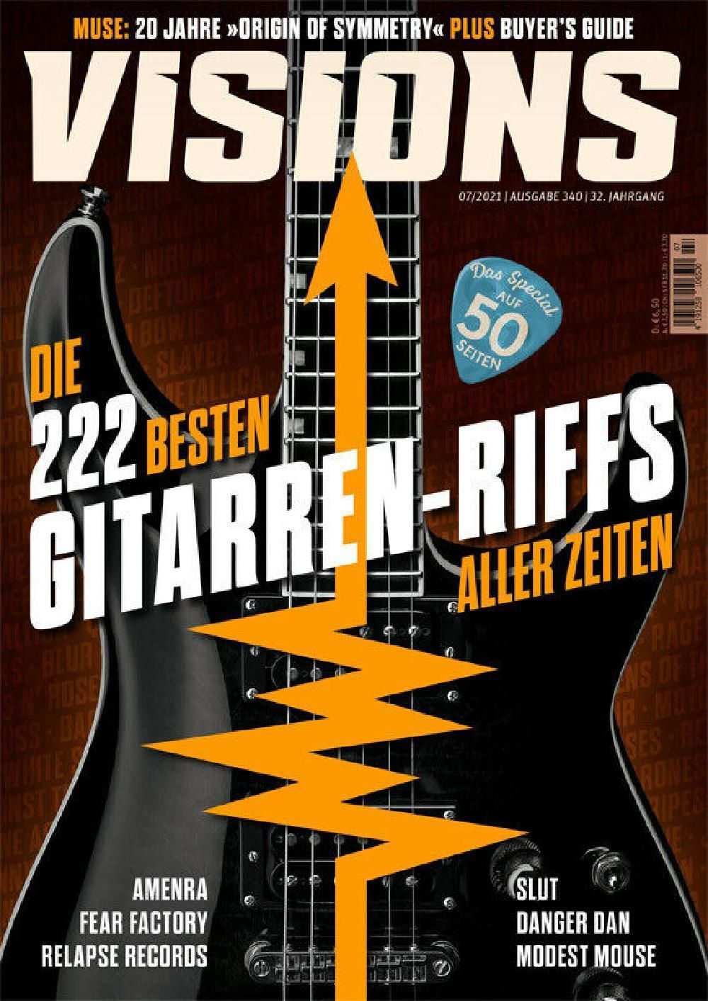 Visions Magasin Tyskland 2021-07 Amenra Slut Dagner Dan Fear Originaludgave