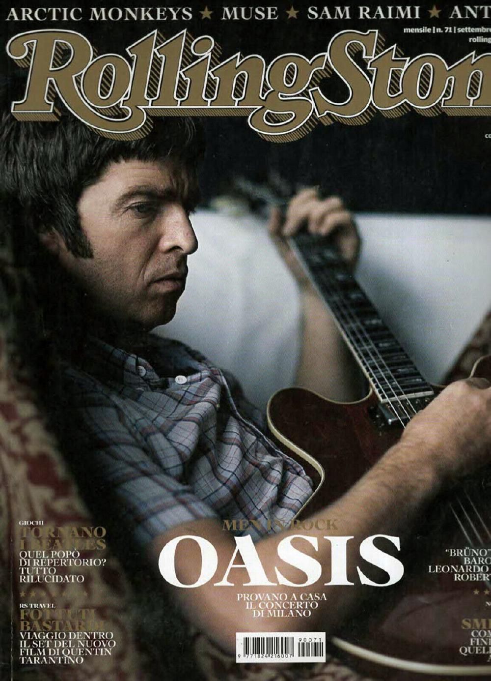 Rolling Stone Magazine Italy 2009 #71 Oasis Patti Smith Original Print Issue