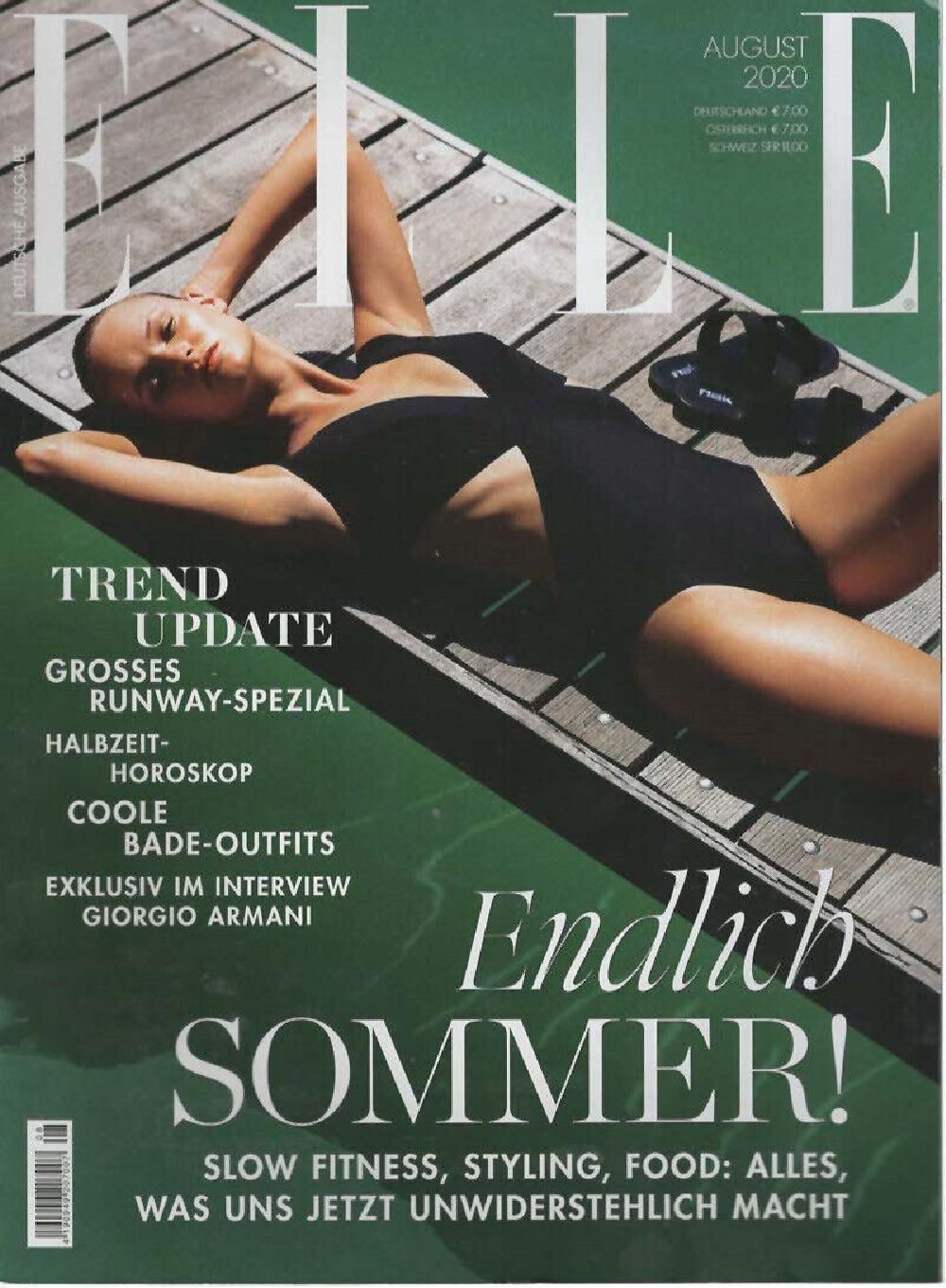 Elle Magazin Deutschland 2020-08 Marina Kasi
