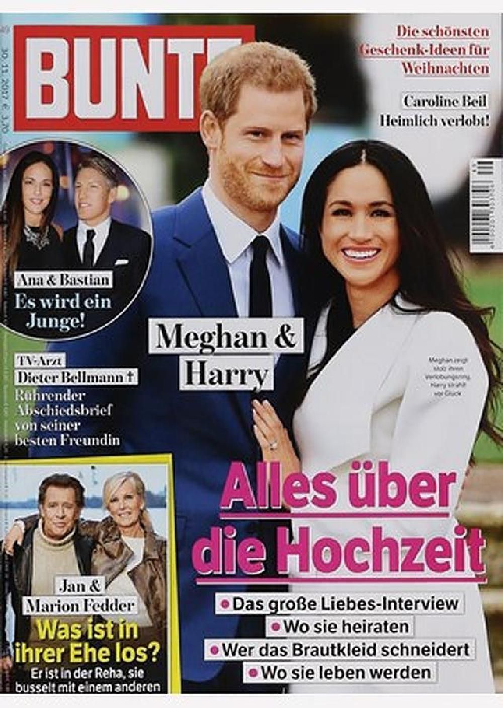 Bunte Magazin Deutschland 2017-49 Harry Meghan Markle