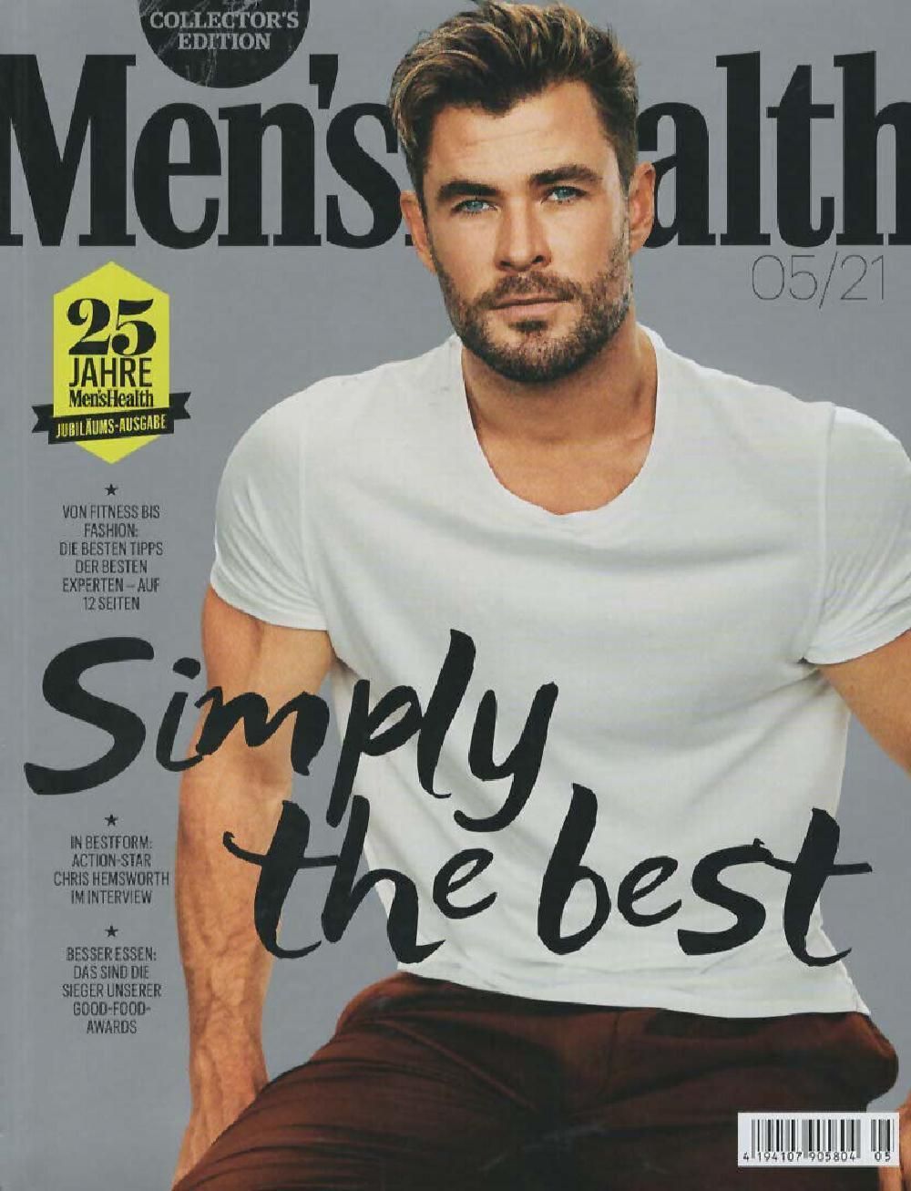 Mens Health Magazin Deutschland 2021-05 Chris Hemsworth Edition