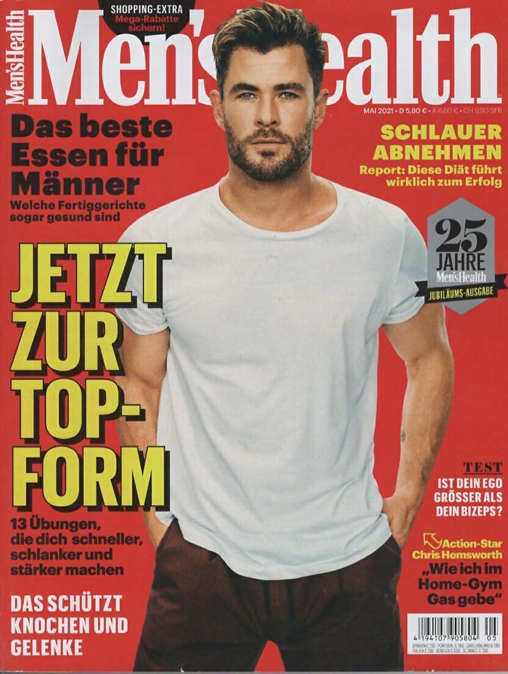 Mens Health Magazin Deutschland 2021-05 Chris Hemsworth