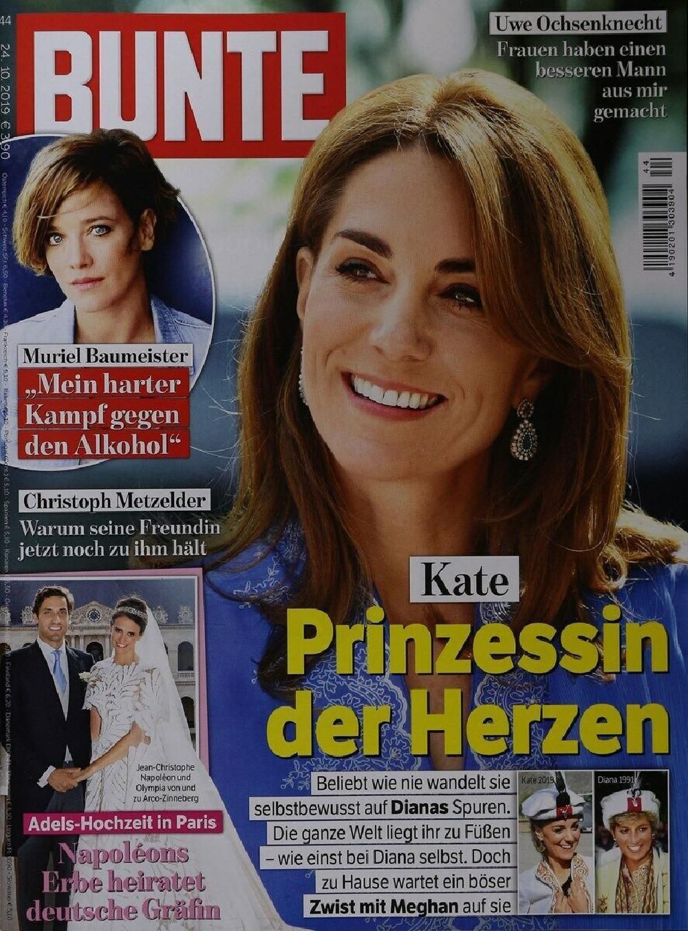 Bunte Magazin Deutschland 2019-44 Kate Middleton