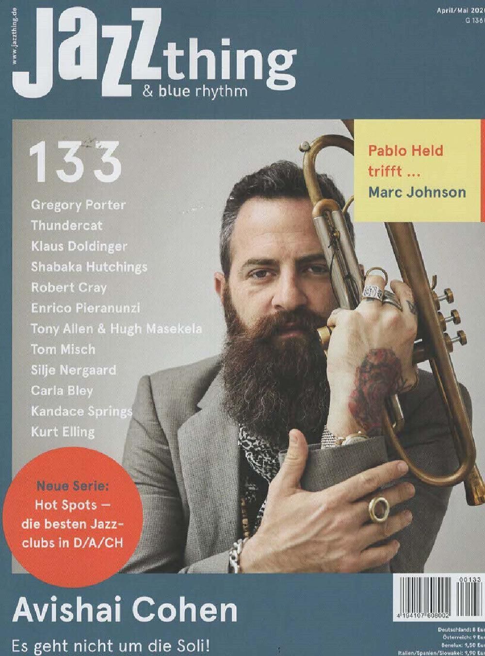 Jazzthing Magazin Deutschland 2020 #133 Avishai Cohen