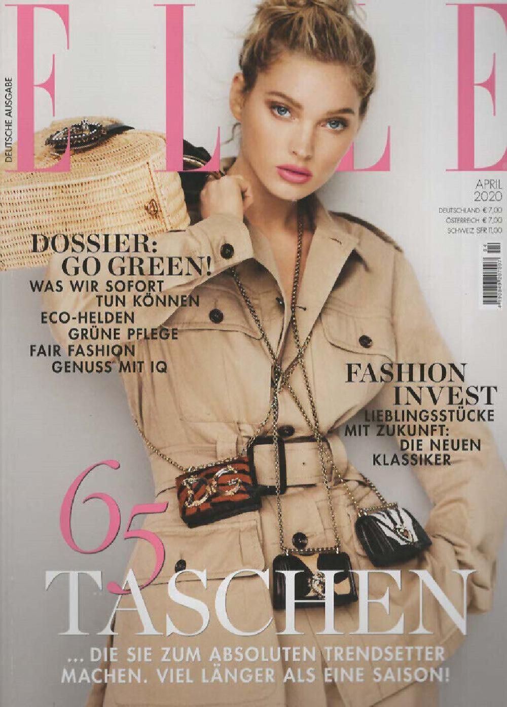 Elle Magazin Deutschland 2020-04 Elsa Hosk