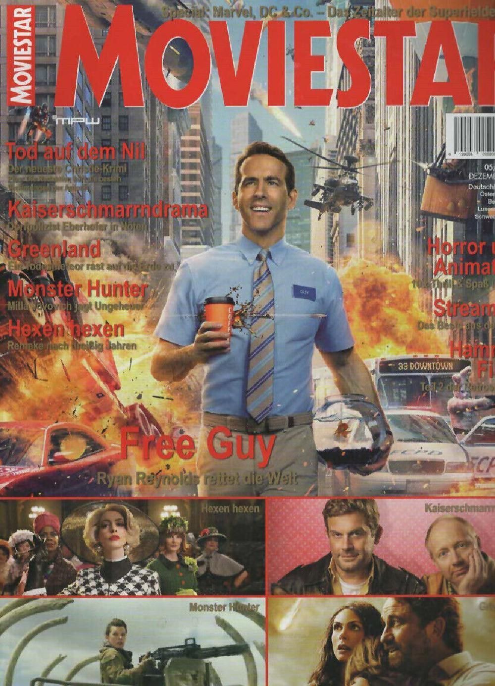 Moviestar Magazin Deutschland 2020 #183 Ryan Reynolds